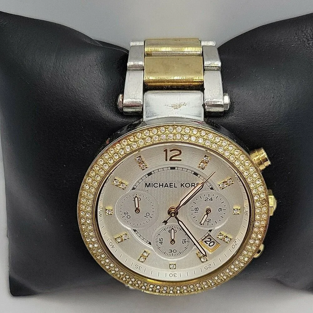 Michael Kors Parker MK5626 Womens Stainless Steel Analog Dial Quartz Watch AM351